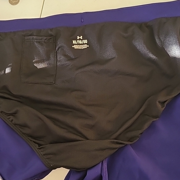 *NWT* UNDER ARMOUR Women's Loose Fit Running Shorts Royal Blue, size XL - Picture 6 of 8